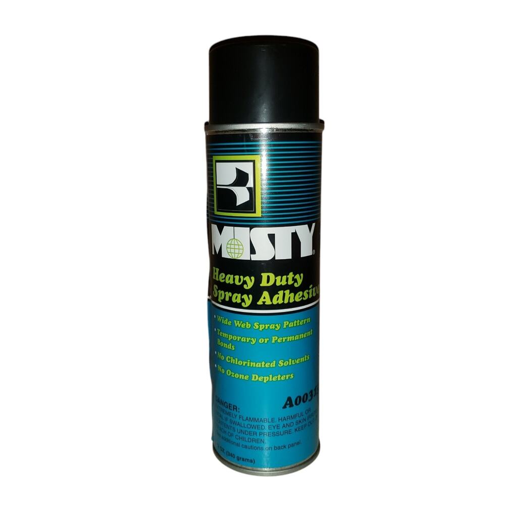 MISTY 1002035 12 oz. Dries Clear Heavy-Duty Adhesive Spray (1 Can) New